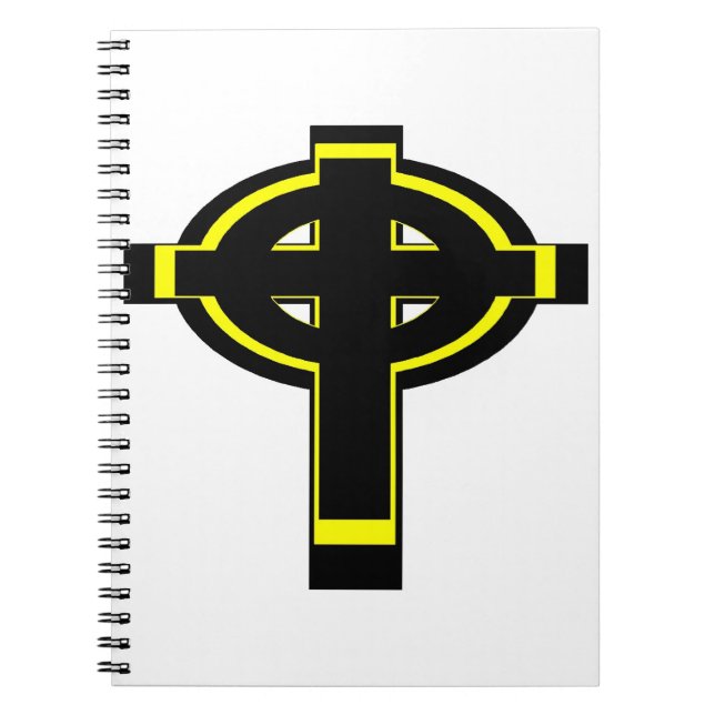Cahier à spirale chrétien Croix celtique (Devant)
