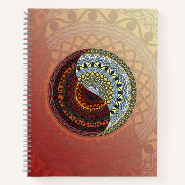 Cahier à spirale Ciel et Enfer (Devant)