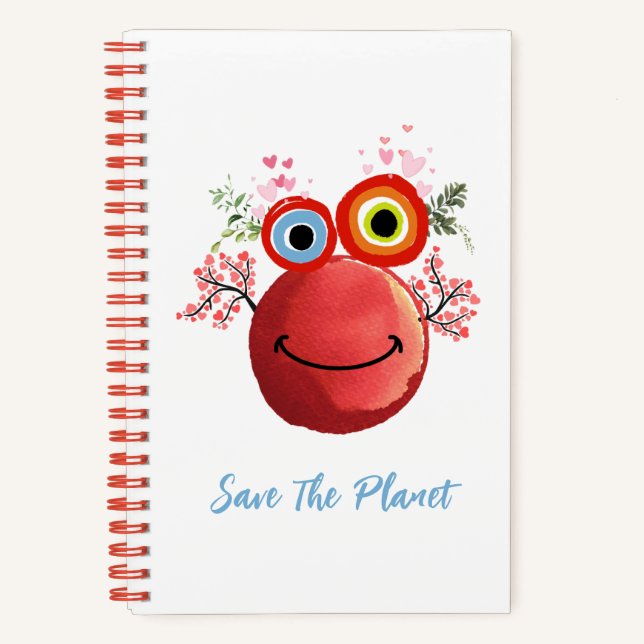 Cahier à spirale Collection Mignon Sauver La Planè (Recto)
