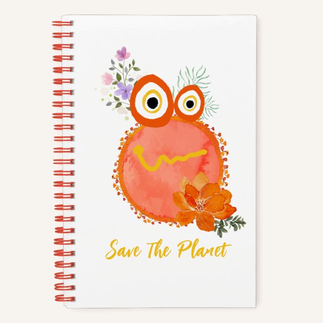 Cahier à spirale Collection Mignon Sauver La Planè (Recto)
