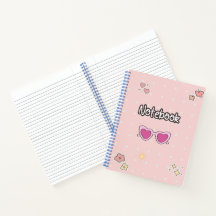 Cahier à spirale coloré pour enfants créatifs