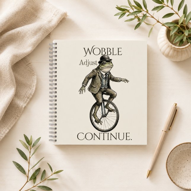 Cahier à spirale « Continuez à ajuster votre vacil (Créateur téléchargé)