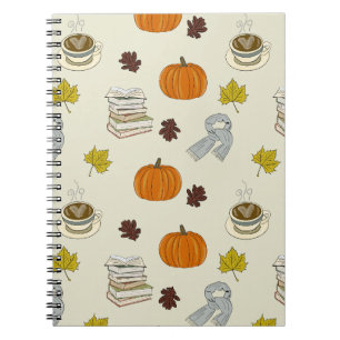 Cahier à spirale Cozy Autumn Books & Coffee