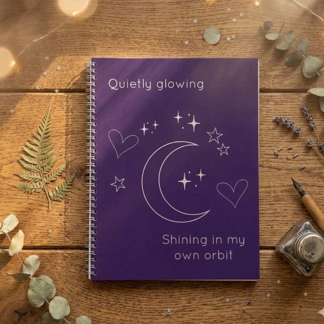 Cahier à spirale de conception céleste personnalis (Créateur téléchargé)
