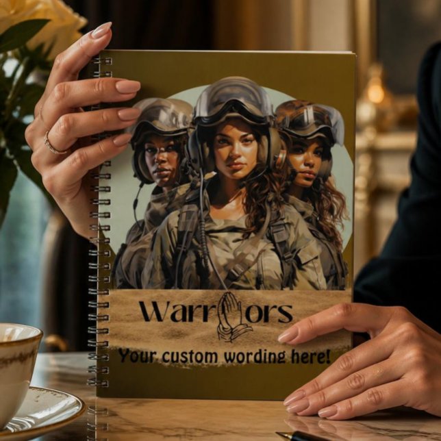 Cahier à spirale de guerrier de prière (Créateur téléchargé)