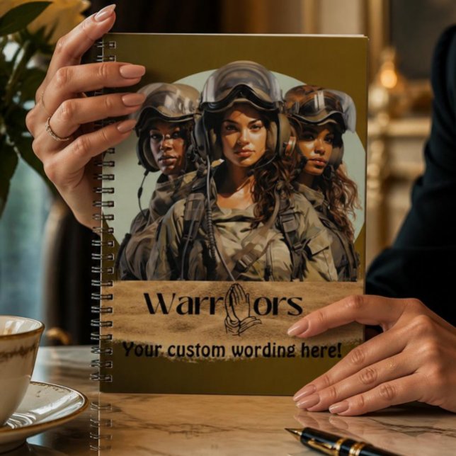 Cahier à spirale de guerrier de prière  (Créateur téléchargé)