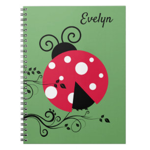 Cahier à spirale de la dame de jardin