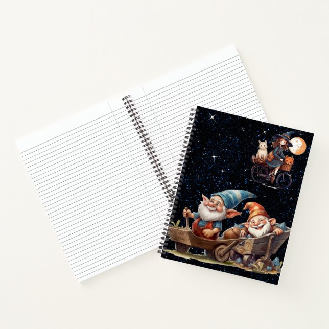 Cahier à spirale de la gentille sorcière et des gn (Intérieur)