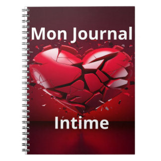 Cahier à spirale de Mon Journal Intime