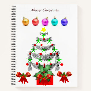 Cahier à spirale de Noël