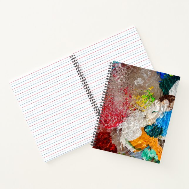 Cahier à spirale de palette de peintre (Intérieur)