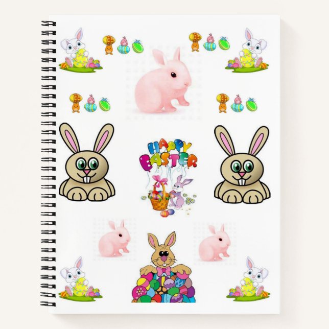 Cahier à spirale de Pâques (Devant)