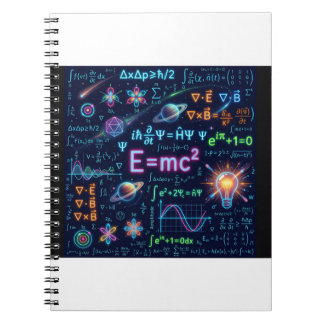 Cahier à spirale de science physique de l'art IA E