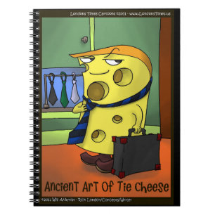 Cahier à spirale de Tai Chi de dessin animé drôle