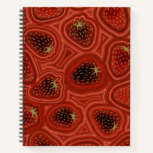 Cahier à spirale Deluxe Strawberry Dreams (Devant)