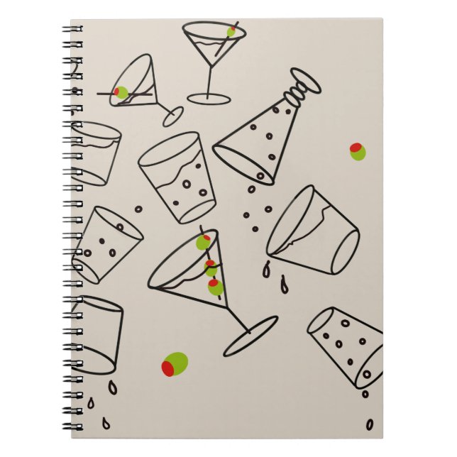 Cahier à spirale des boissons (Devant)