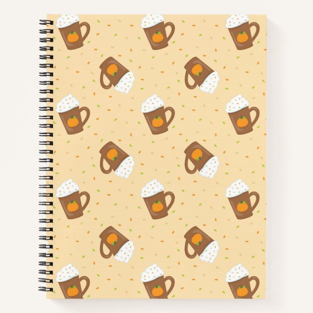 Cahier à spirale des friandises mignonnes d'automn (Devant)