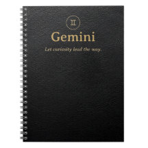 Cahier à spirale du zodiaque Gémeaux - Aspect simi