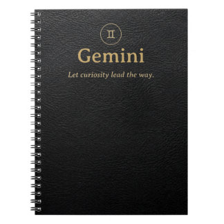 Cahier à spirale du zodiaque Gémeaux - Aspect simi