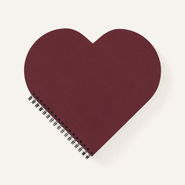 Cahier à spirale en forme de cœur Chroma Textura (Devant)
