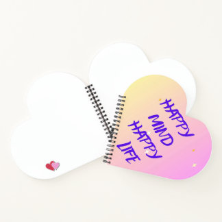 Cahier à spirale en forme de cœur – Motivant 