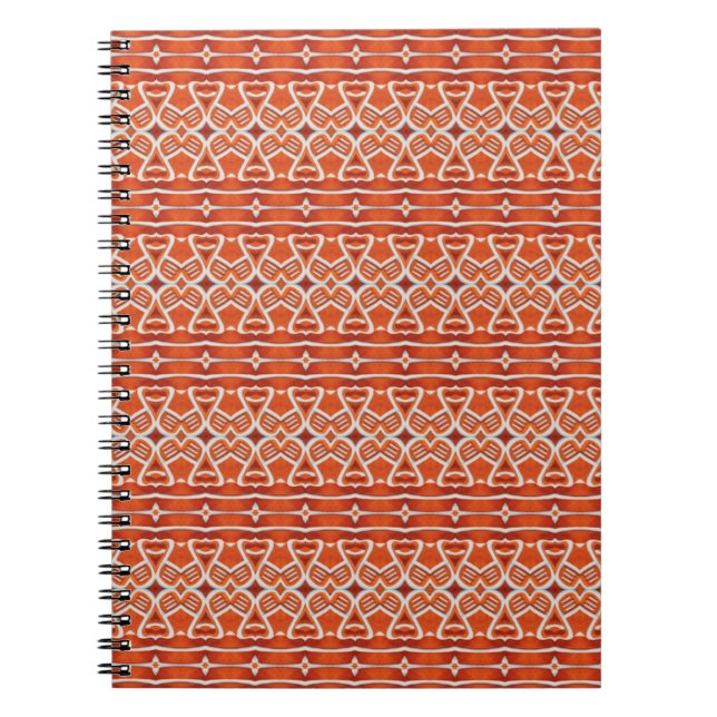 Cahier à spirale en pain d'épice (Devant)