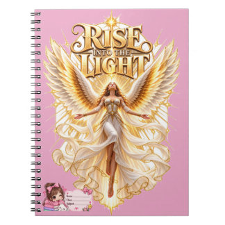 Cahier à spirale esthétique de l'ange Montez dans 