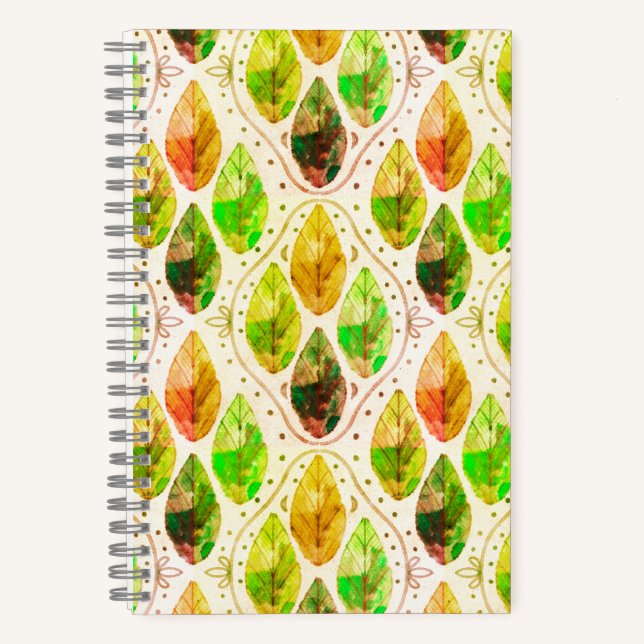 Cahier à spirale Feuille d'Automne (Recto)
