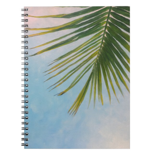 Cahier à spirale feuille de palmier (Devant)