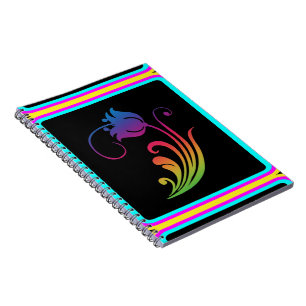 Cahier à spirale Fleur