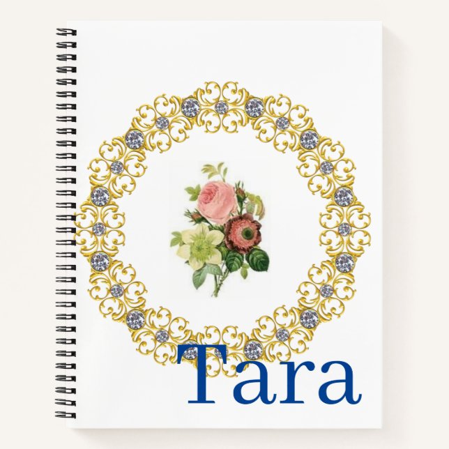 Cahier à spirale Floral (Devant)