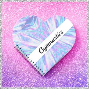 Cahier à spirale Gymnastique en forme de cœur