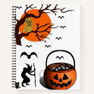 Cahier à spirale Halloween