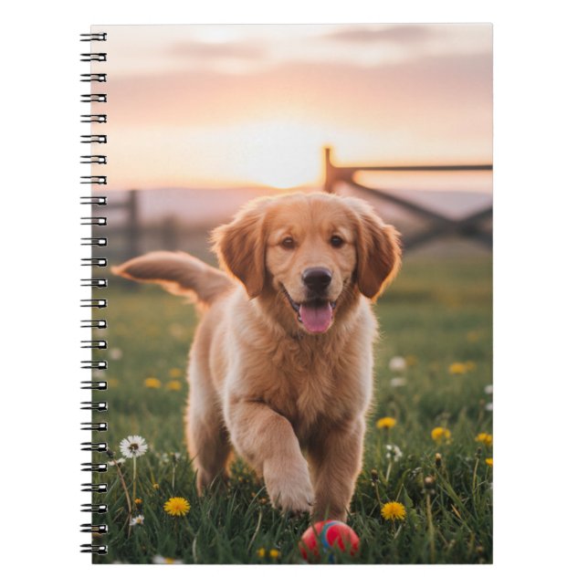 Cahier à spirale Happy Puppy (Devant)