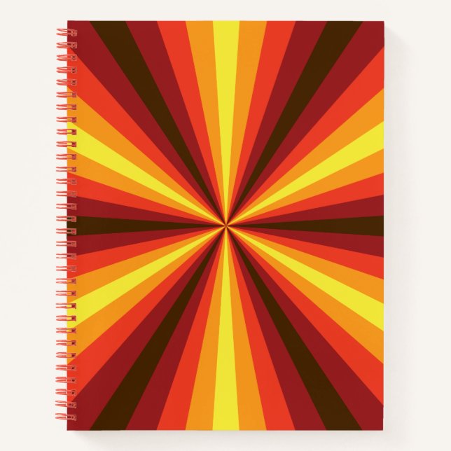 Cahier à spirale Illusion d'automne (Devant)