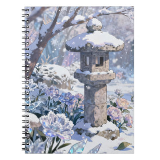 Cahier à spirale Lanterne de Jardin d'Hiver
