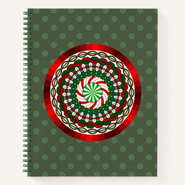 Cahier à spirale Les Couleurs de Noël (Devant)