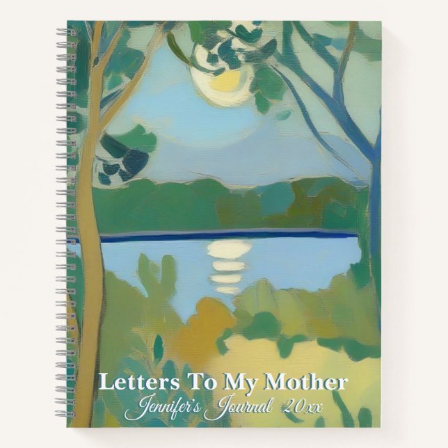 Cahier à spirale Lettres à ma mère (Devant)