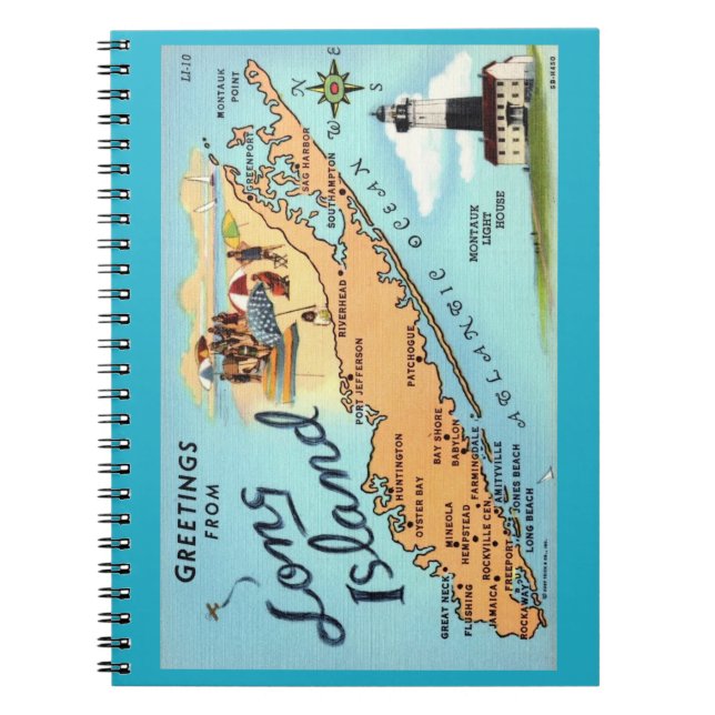Cahier à spirale Long Island NY (Devant)