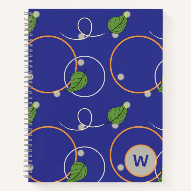 Cahier à spirale Lucioles au-dessus de l'eau (Devant)