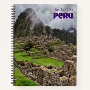 Cahier à spirale Machu Picchu Pérou
