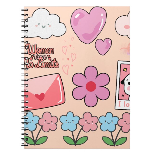 Cahier à spirale mignon – Votre dose quotidienne d (Devant)