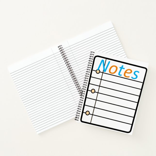 Cahier à spirale Notes de coloriage (Intérieur)
