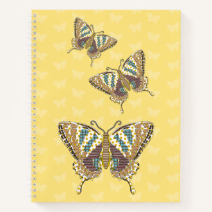 Cahier à spirale Papillon Aztèque