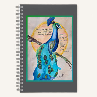 Cahier à spirale Peacock Shine IS60:1