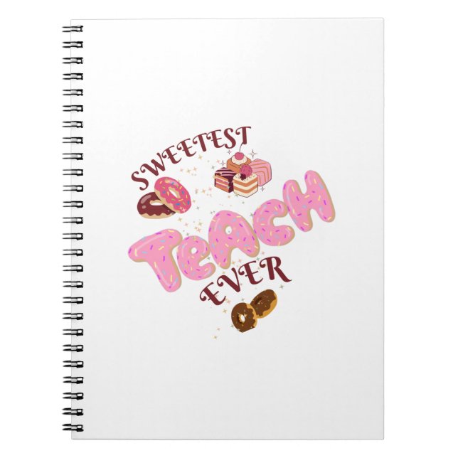 Cahier à spirale pour enseignants avec de mignons  (Devant)
