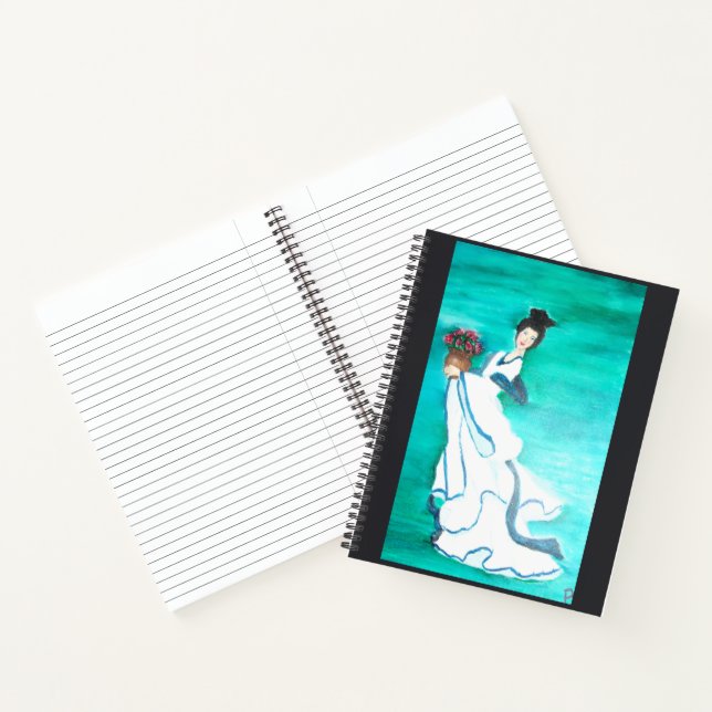 Cahier à spirale pour femme orientale (Intérieur)