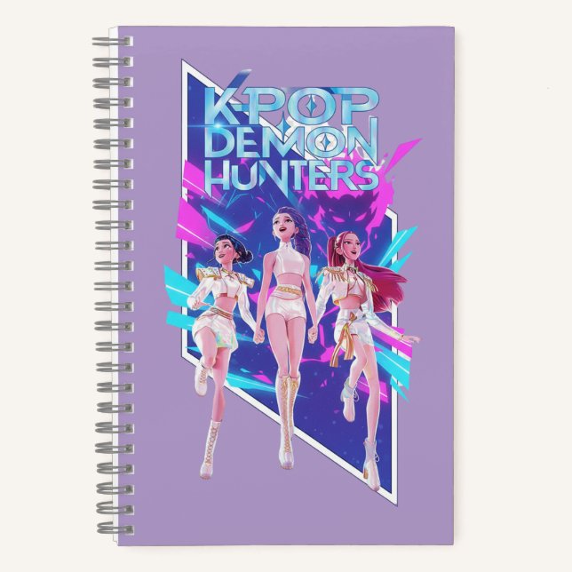 Cahier à spirale pour groupe d'idoles d'anime K-Po (Recto)
