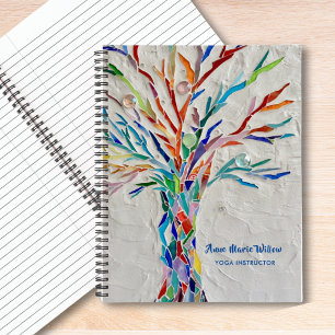 Cahier à spirale pour professeur de yoga