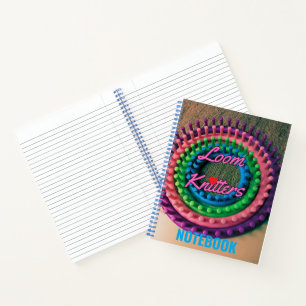 Cahier à spirale pour tricoteuses sur métier